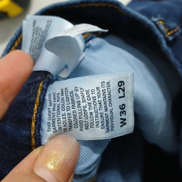 Lucky brand men Blue Jeans, pre-owned excellent conditions sz 36/29, - Picture 7 of 9